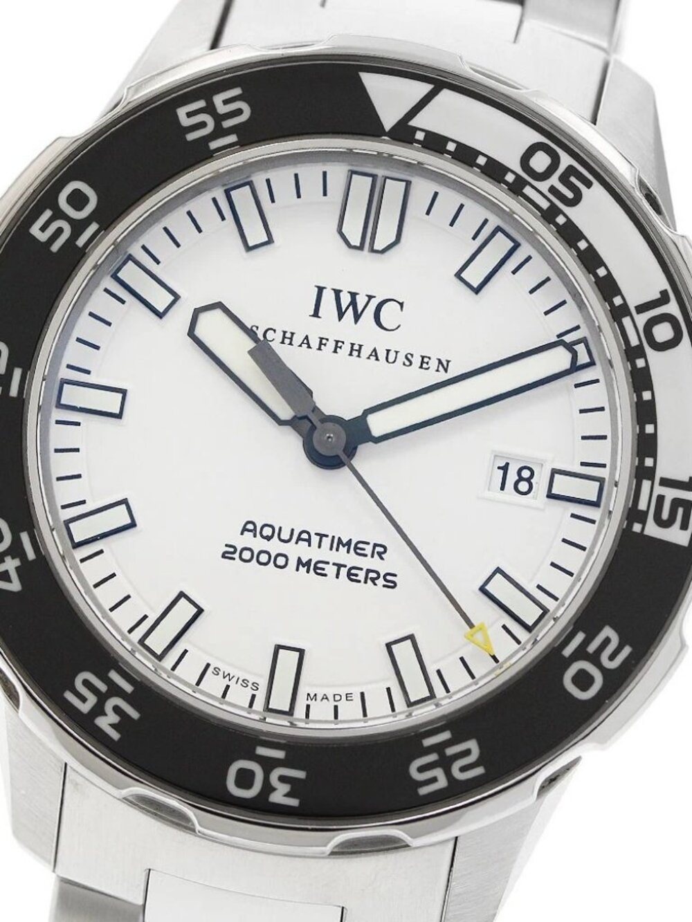 IWC SCHAFFHAUSEN Aqua timer IW356805 white Dial Automatic Men's Watch_944838